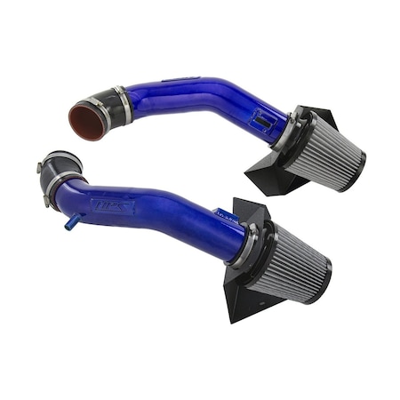 Hps Performance Air Intake Kit with Heat Shield, Blue,  827-688BL