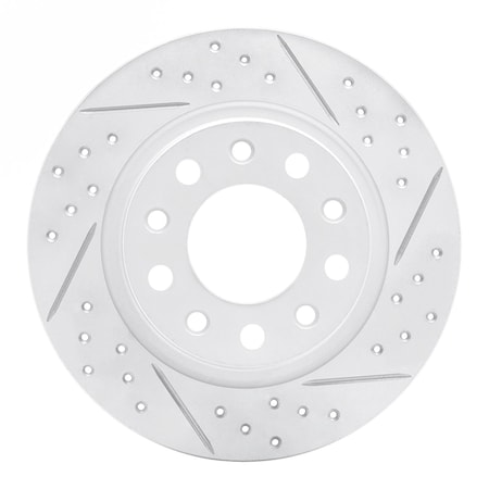Dynamic Friction Co DFC Geoperformance Rotor - Drilled and Slotted 830-40030R
