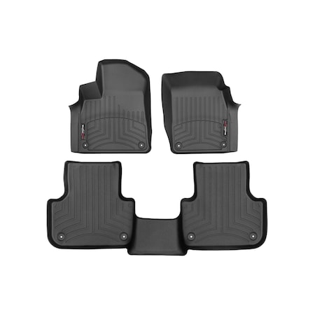 Weathertech Black, Front and rear Floorliners 4416451-448874