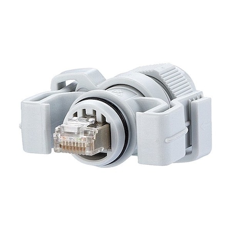 Metz Connect Plug, Light Gray, Poles 8 130906-03-E