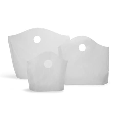 Nashville Wraps Clear Frosted Wave Top Assortment: 50 Small, 50 Med, and 25 Large, 125PK 12WTAR