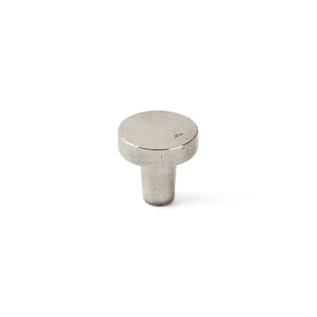 Schaub Turno 1-1/4in Round Cabinet Knob Polished White Bronze Finish 211018-PWB