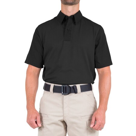 First Tactical Short Sleeve Shirt, 35% Cotton, 65% Polyester, Button, 0 Pocket(s), Black, XXL 112012