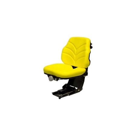 Uni Pro 117 Utility Mechanical Suspension Seat, Yellow Vinyl 7736