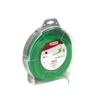 Oregon Trimmer Line, Green, Square, .105" by 193', 1Lb Donut 69-472