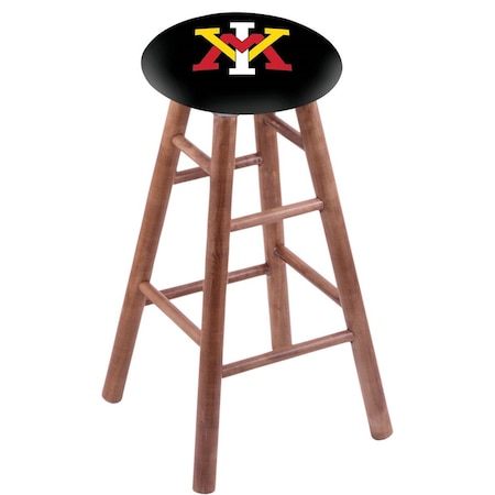 Holland Bar Stool Co Maple Bar Stool, Medium Finish, Virginia Military Institute Seat RC30MSMed