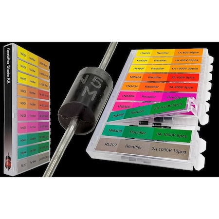 Florida Tools 7 Value Rectifier Diode Kit Diode Assortment Kit 130 pcs FT912-FT933