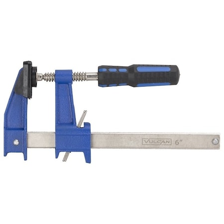 Vulcan Ratchet Bar Clamp, 6 in Max Opening Size, 2-1/2 in D Throat, Steel Body JL-SH023-60015