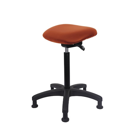 Blue Ridge Ergonomics Vinyl Sit-Stand - Standing Height with Stationary Glides in Mandarin Voyager Vinyl VSTSS-RG-NF-RG-2004