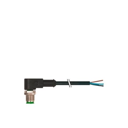 Siemens control cable pre-assembled at one end M12 plug angled 5-pole with 3RK1902-4HB15-5AA0