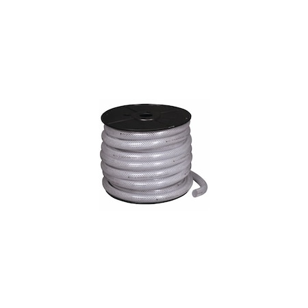 Apache Hose & Belting Co. Reinforced Clear Vinyl Tubing, Flexible, 1/2-In. x 75-Ft. Reel 15005620
