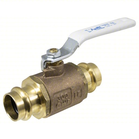 Apollo Valves Manual 2-Way Ball Valve, Press, Bronze 77WLF10601A
