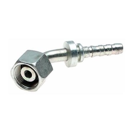 Gates Female DIN 24 Cone Swivel-Hvy Series with O-Ring-45 Bent Tube GlobalSpiral G20725-1220