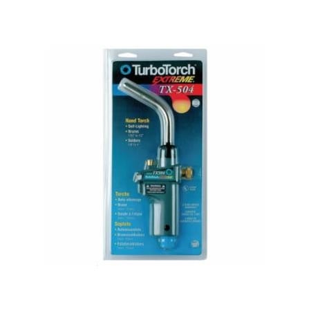 Turbotorch Extreme TX500 Series Self-Igniting Swirl Hand Torch, TX-504, MAPP/Propane, Includes TX-504 Tip 341-0386-1293