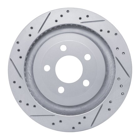 Dynamic Friction Co DFC Geoperformance Rotor - Drilled and Slotted 830-54074L