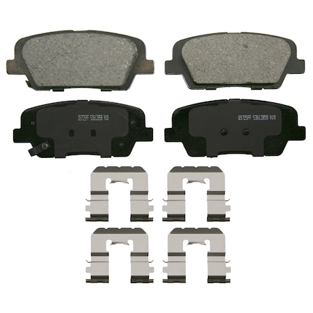 Wagner Brake QuickStop Rear Disc Brake Pad Set Ceramic, ZD1816