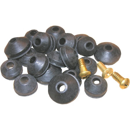Westlake Pipe & Fittings Various Black & Brass Beveled Faucet Washer 02-1265