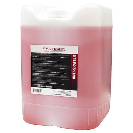 Zoro Select Antispatter, Carboy, Red, Liquid, 5 gal AS-5G