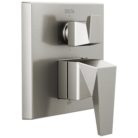 Delta Trillian Two-Handle Monitor 14 Series Valve Trim with 6-Setting Diverter T24943-SS-PR