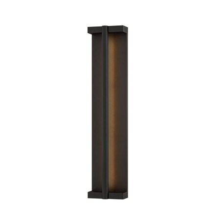 Troy Lighting Calla Integrated LED Exterior Wall Sconce, Texture Black, 6.5 In x 30 In B1229-TBK