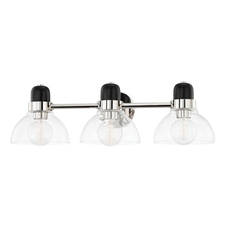 Mitzi Camile 3 Light Bath And Vanity 5.25 In. Polished Nickel H482303-PN
