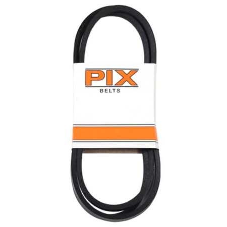 Safety First 0.65 x 100 in. Rubber Industrial V-Belt Black SA3854520