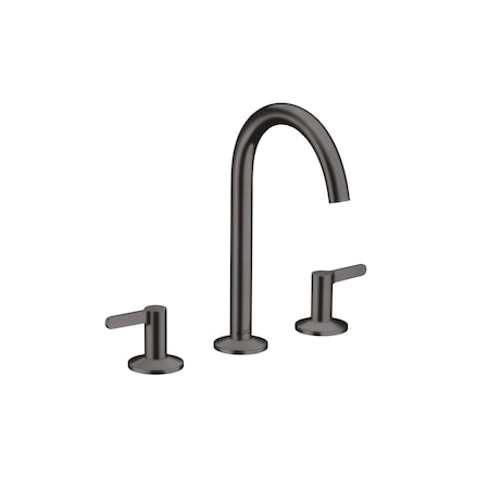 Axor ONE Widespread Faucet 170, 1.2 GPM in Brushed Black Chrome 48050341