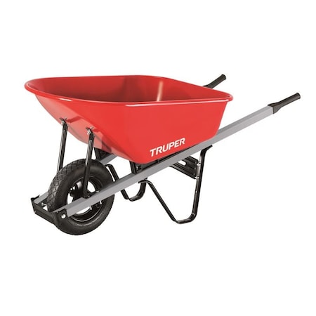 Truper Steel Wheelbarrow 6 cu ft TL-6