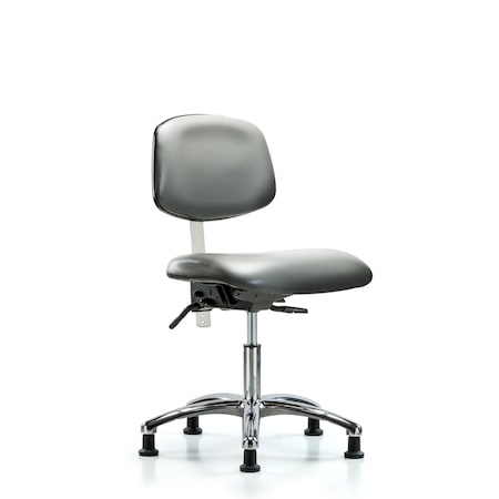 Blue Ridge Ergonomics Vinyl Clean Room Chair BR-NCR-VDHCH-CR-T1-A0-RG-8840
