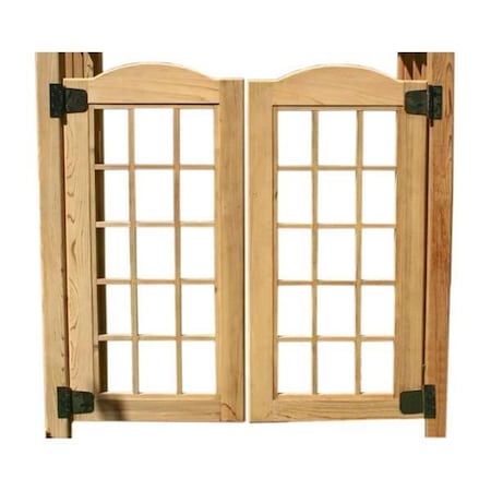 Gardencare 48 in. Red Cedar Estate Gate GA2827648