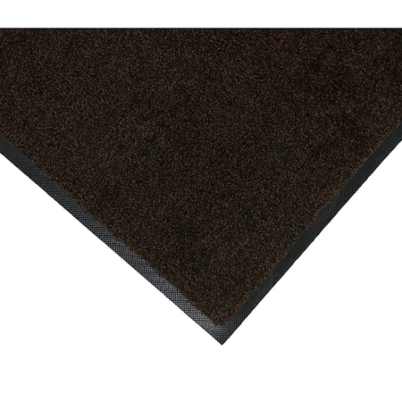M A Matting Plush Mat, Brown/Black 4' x 8', Smooth Backing 1804848190