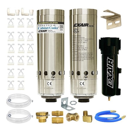 Exair Dual, NEMA 4, Cabinet Cooler System HZ4860