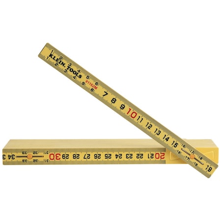 Klein Tools Frp Fldg Ruler, Outside Reading, Metric 91162M