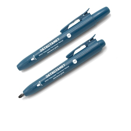 Detectamet Metal Detectable Permanent Marker, Black Color Family, 10 PK 146-A05-P02-A07