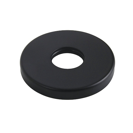 Kingston Brass Round Shower Arm Flange, Matte Black K156F0