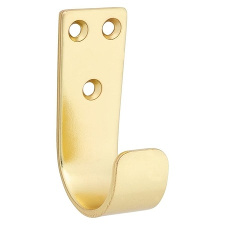 National Hardware Cooper Series MultiPurpose Hook, 125 lb, Brushed Gold N337-902