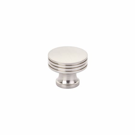 Schaub 1-1/4in Menlo Park Disk Round Knob Brushed Nickel Finish 532-BN