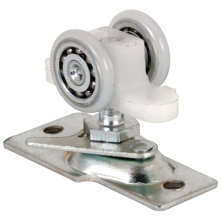 Prime-Line N 7065 Roller Assembly, 1316 in Dia Roller, Steel, 2Roller, 100 lb, Top Mounting N7065