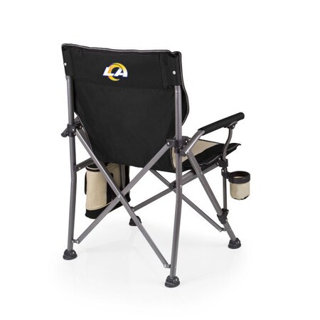 Picnic Time Family Of Brands NFL Los Angeles Rams - Outlander XL Camping Chair with Cooler 800-00-175-334-2