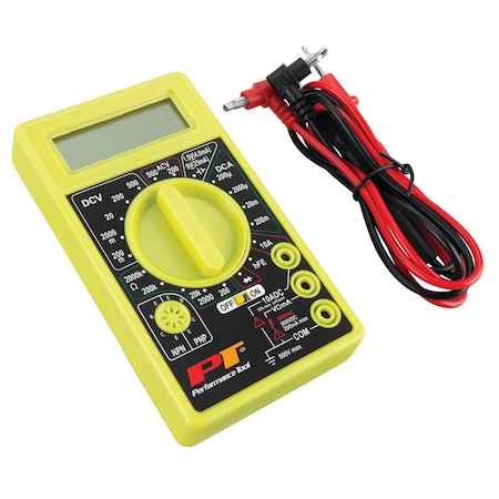 Perform Tool Electrical MultiTester AC/ DC Volt Measurement/ DC Current Measurement/ Diode Test/ Ohm Test W2974