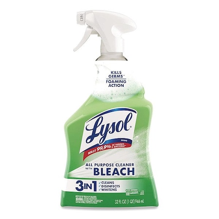 Lysol All Purpose Cleaner, Spray Bottle, 32 oz, Slight Chlorine 19200-78914