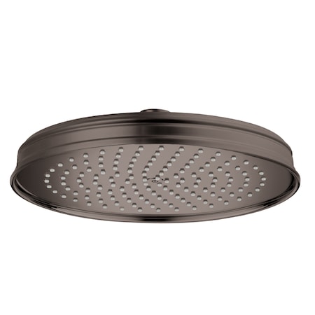 Axor Montreux Showerhead 240 1-Jet, 1.75 GPM in Brushed Black Chrome 28374341