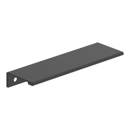 Amerock Streamline II 5 inch (127mm) Length Matte Black Cabinet Edge Pull, 10PK 10VMP37193MB