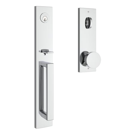 Baldwin Emergency Egress Santa Cruz Handleset with Contemporary Knob and Contemporary Square EESANXCONCQE260