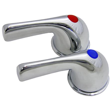 Made-To-Order 01-7081 Pair Fit All Lever Handles, Chrome MA565715