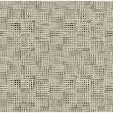A-Street Prints Ting Light Grey Lattice Wallpaper 2972-86157