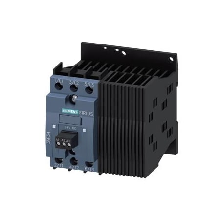 Siemens Solid-state contactor 3-phase 3RF3 AC 53 / 7.4 A / 40 Degrees C 48-480 V / 24 V DC 3RF3410-1BD04