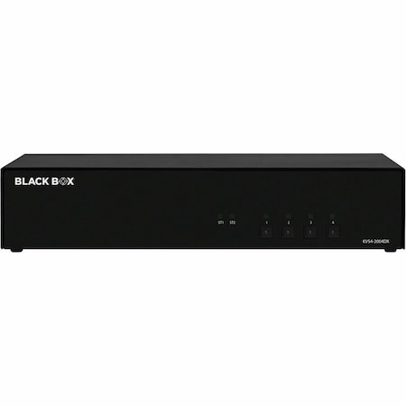 Black Box BLACK BOX SECURE KVM SWITCH - 4 PORT, DUAL-MONITOR, DVI-I, CAC, TAA KVS4-2004DX