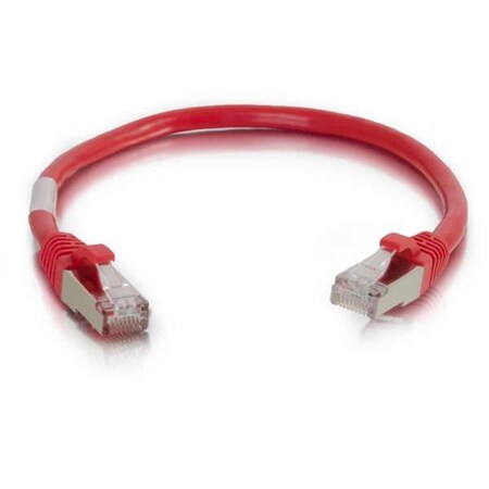 Fasttrack 2 ft. Cat6 Snagless Shielded-STP Ethernet Network Patch Cable - Red FA256932