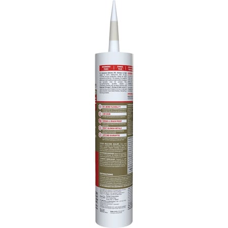 Ge Advanced Silicone Kitchen & Bath Sealant Almond 10.1 Oz. Cartridge 2816707